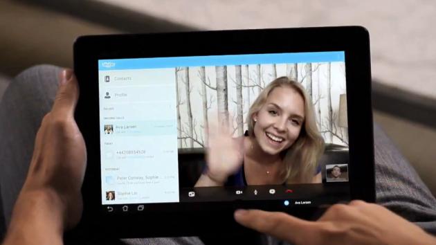 Skype video