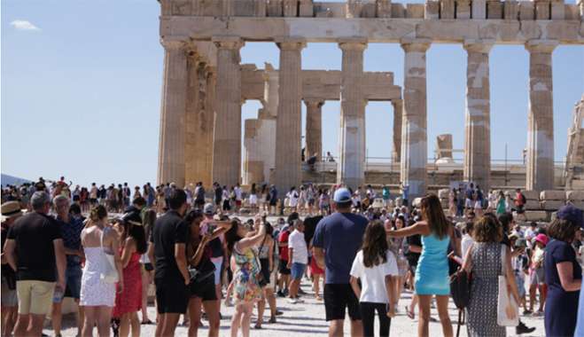 Τουρισμός στην Ακρόπολη © Eurokinissi