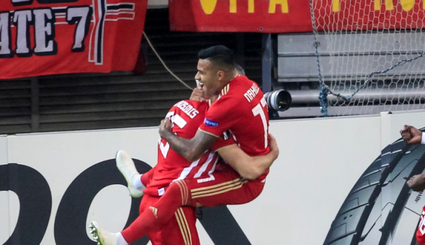 Ξέσπασε ο Ολυμπιακός που κέρδισε 5-1 την Ντουντελάνζ για τo Europa League