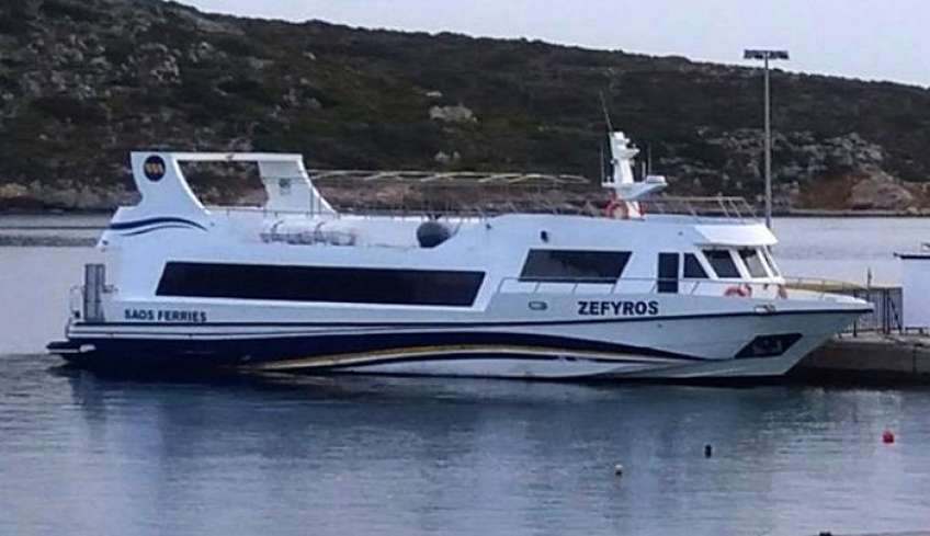 Ακινητοποιήθηκε το ''Ζέφυρος'' λόγω μηχανικής βλάβης κατά τη διαδρομή Μαστιχάρι- Κάλυμνος