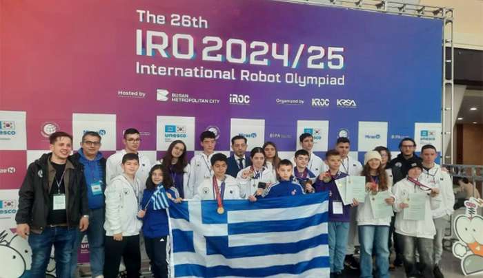Επέστρεψε στην Ελλάδα με 8 μετάλλια η Εθνική Ομάδα Ρομποτικής