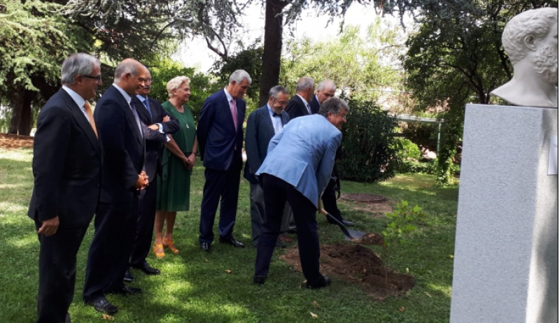 ΙΠΠΟΚΡΑΤΙΚΟ ΚΙΝΗΜΑ: Εγκατάστασης προτομής Ιπποκράτη και φύτευσης δενδρυλλίου πλατάνου στην Ιατρική Σχολή Παν/μίου Μαδρίτης