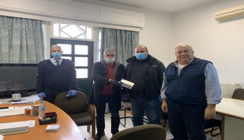 Δωρεά ψηφιακού θερμομέτρου στο Νοσοκομείο Κω από Έν. Αστυνομικών για τον έλεγχο των εισερχομένων