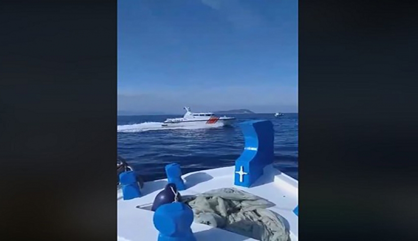 Ίμια: Εθνοφύλακες της Λέρου διώχνουν Τούρκους ψαράδες-βίντεο