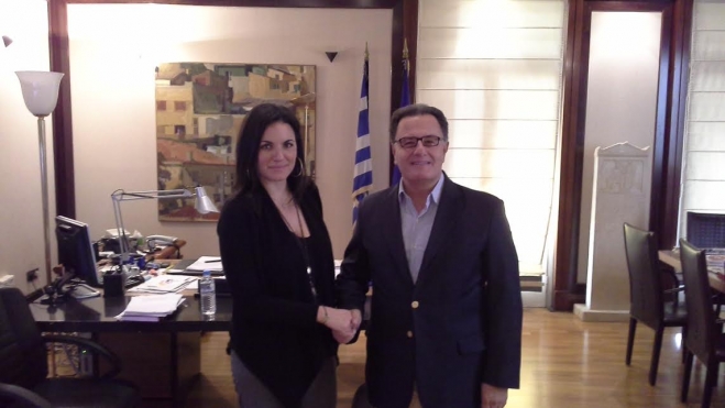 Συνάντηση Ολγας Κεφαλογιάννη με Πάνο Παναγιωτόπουλο