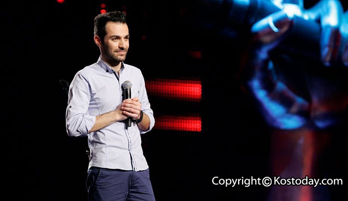 Ο Κώστας Αγέρης μια μέρα πριν τον τελικό του "The Voice" στην Kostoday!