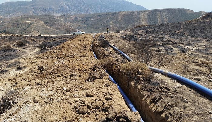 Η ΔΕΥΑΚ συνιστά ορθολογική χρήση στο νερό, λόγω των ζημιών που προκάλεσε στο δίκτυο η πυρκαγιά