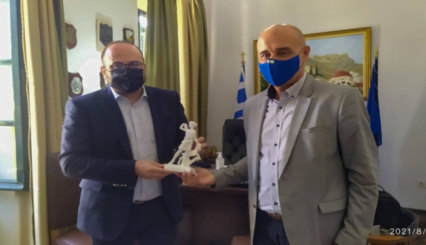 Συνάντηση εργασίας του δημάρχου Λέρου με τον Γενικό Γραμματέα Αιγαίου και Νησιωτικής Πολιτικής