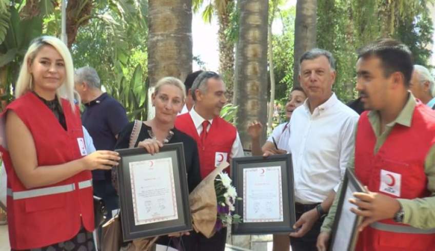 Η τουρκική Ερυθρά Ημισέληνος βράβευσε τον Δήμαρχο Κω Θ.Νικηταρά και την Υπ. Κοιν. Μέριμνας του Δήμου Στ. Κανταρζή