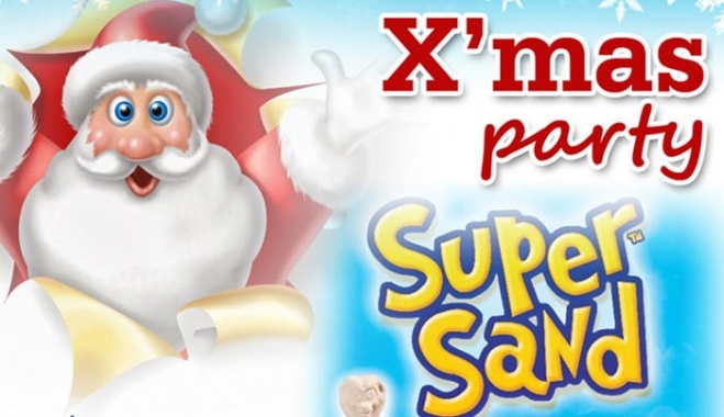 X’masparty με την μαγική άμμο την Κυριακή 27/12 στο Πολύκεντρο Ν.Θαλασσινού