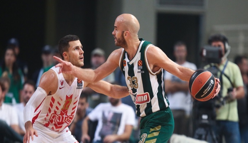 Euroleague: «Μπήκε» με το… δεξί ο Παναθηναϊκός που νίκησε 87-82 τον Ερυθρό Αστέρα