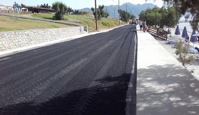 6 έργα ασφαλτόστρωσης σε όλη την Κω