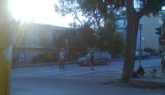 Διακοπή κυκλοφορίας οχημάτων λόγω εργασιών στην πόλη της Ρόδου