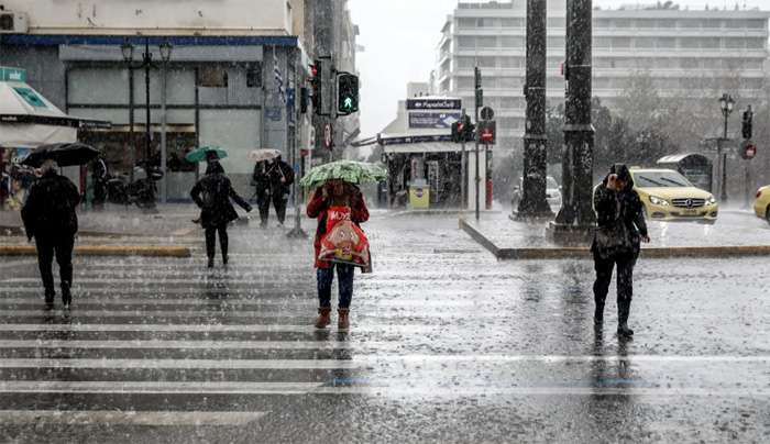 Σφοδρές καταιγίδες, χαλάζι και χιόνια φέρνει η κακοκαιρία «Erminio» - Έκτακτο δελτίο από ΕΜΥ