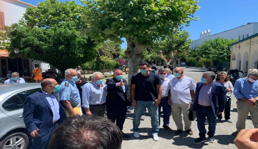 Τον Υπουργό Υγείας Β. Κικίλια συνόδευσε στην Κω ο βουλευτής Γιάννης Παππάς.