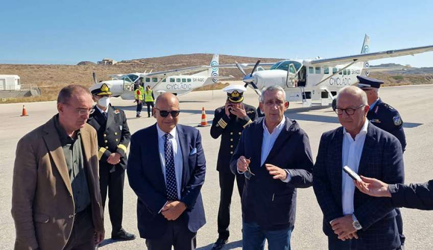 Γιώργος Χατζημάρκος: “Καλωσορίζουμε την Cycladic και τη νέα εποχή που αυτή φέρνει στην ενδοσυγκοινωνία των νησιών μας”