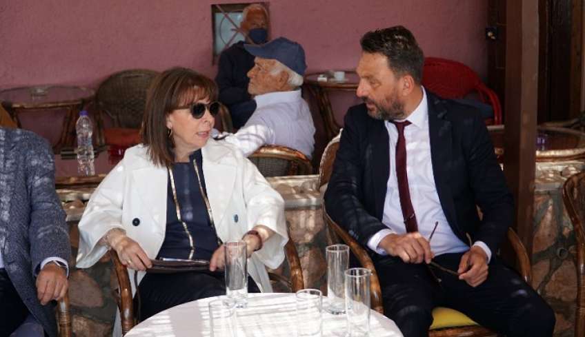 Ξενάγηση της Προέδρου της Δημοκρατίας στη Χάλκη