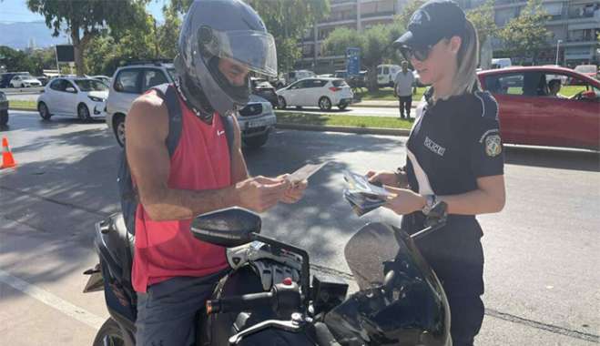 Νέος Κ.Ο.Κ.: -748- παραβάσεις βεβαιώθηκαν την 23η εβδομάδα της εκστρατείας «Μηδενική ανοχή στη μη χρήση κράνους»