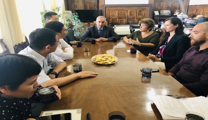 Στην Περιφέρεια κινεζική αντιπροσωπεία του Τμήματος Επιστήμης και Τεχνολογίας του Πανεπιστημίου και της Επαρχίας του Henan