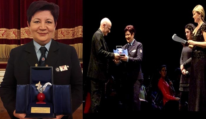 Το βραβείο ''Premio Galileo 2000'' στην Πρόεδρο του Περιφερειακού Τμήματος Ε.Ε.Σ. Κω