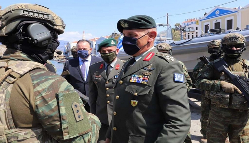 Ηχηρό μήνυμα Στρατηγού Φλώρου από το Καστελόριζο: Οι Ένοπλες Δυνάμεις διαφυλάσσουν την ελευθερία μας