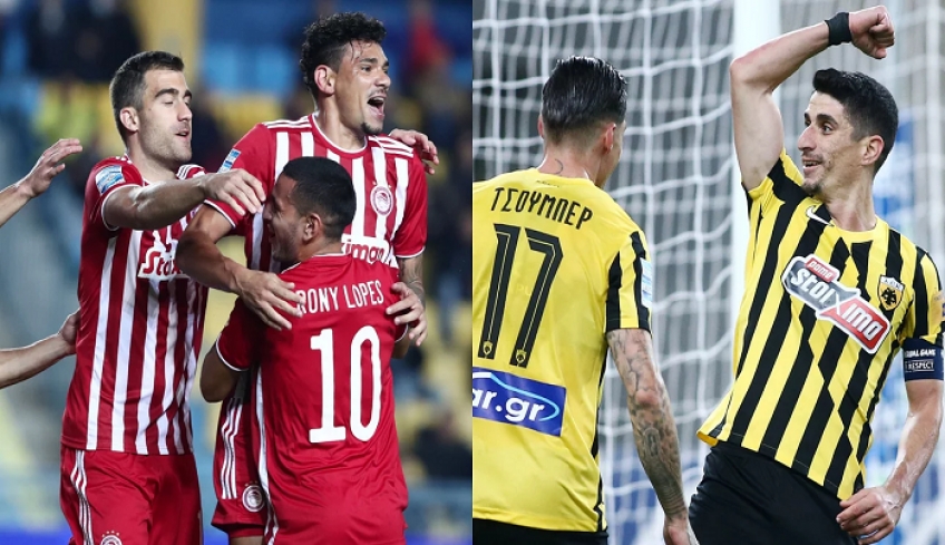 Super League: Παραμένει στην πρώτη θέση ο Ολυμπιακός -Σε απόσταση αναπνοής η ΑΕΚ