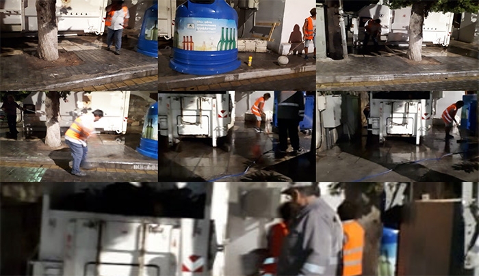 Εκτεταμένοι καθαρισμοί της Διεύθυνσης Περιβάλλοντος και Καθαριότητας του Δήμου Κω, με πλύσιμο κεντρικών οδών – πλατειών και πεζοδρόμων