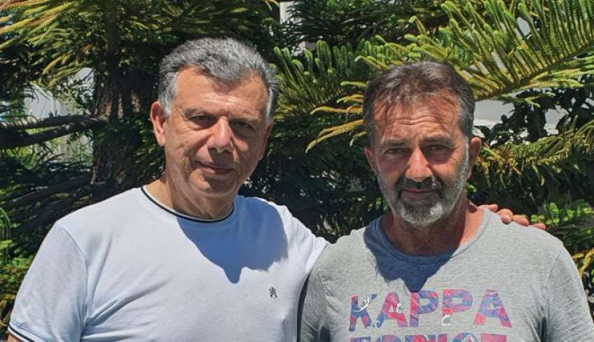 Με τον Θεοδόση Νικηταρά και ο Γιώργος Μονάχας