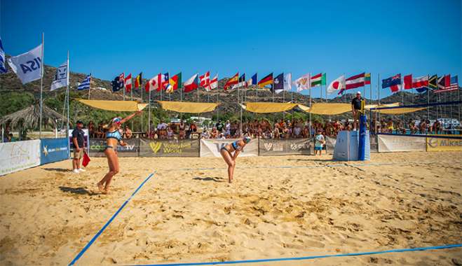 Η Calilo χορηγός σε δύο κορυφαία Τουρνουά Beach Volley στην Ίο