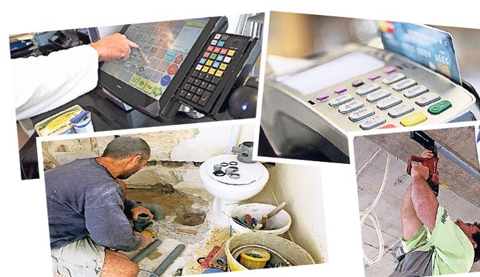 Υποχρεωτικά τα POS σε καφέ, μπαρ, υδραυλικοί, ηλεκτρολόγοι