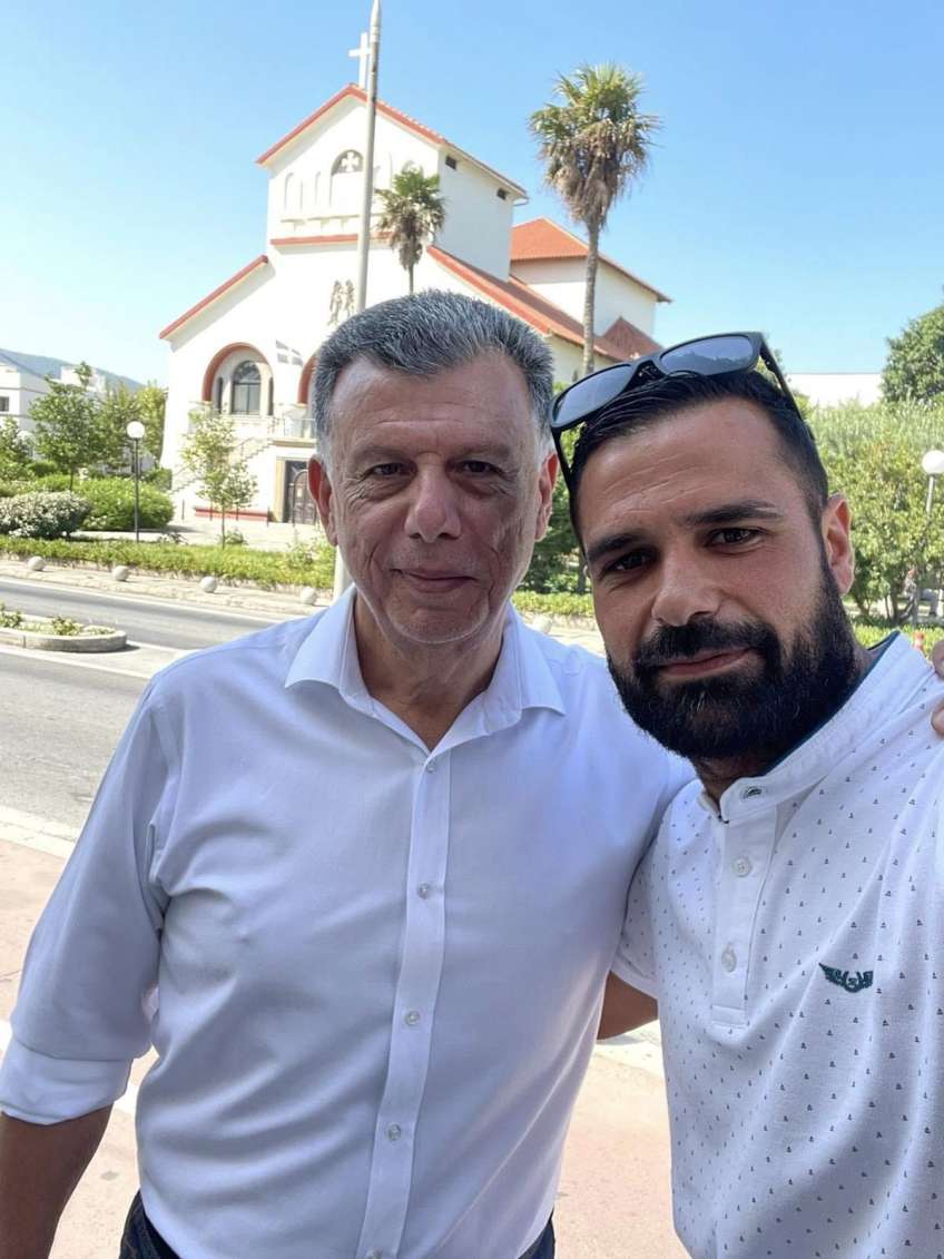 Με τον Θεοδόση Νικηταρά και ο Γιώργος Πίτσης