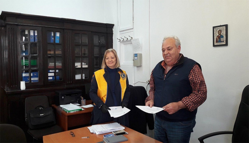 ΕΥΧΑΡΙΣΤΗΡΙΟ: Λέσχης Lions Κω για την παράδοση του προκατασκευασμένου οικίσκου τύπου ISOBOX export στο νοσοκομείο
