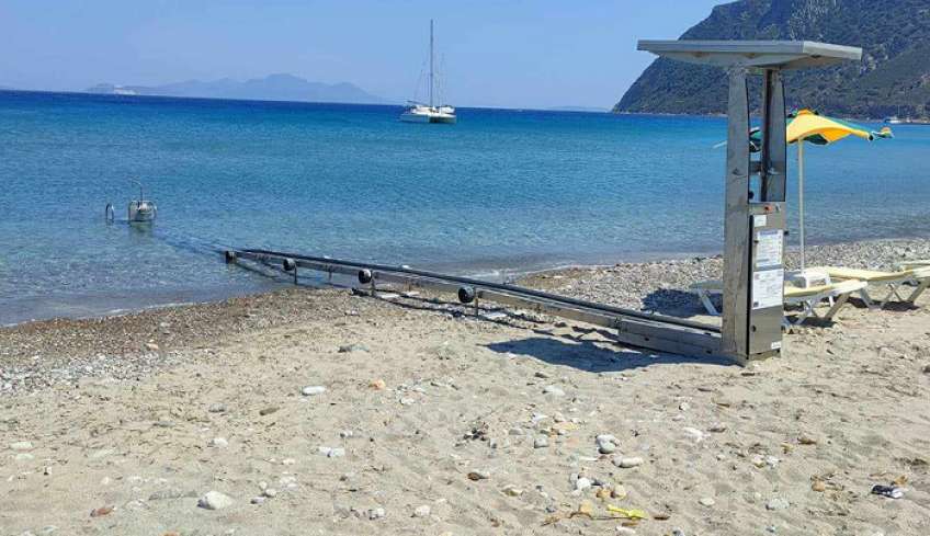 Ο Δήμος Κω εξασφαλίζει την ισότιμη πρόσβαση στη θάλασσα συμπολιτών μας και επισκεπτών με κινητικά προβλήματα