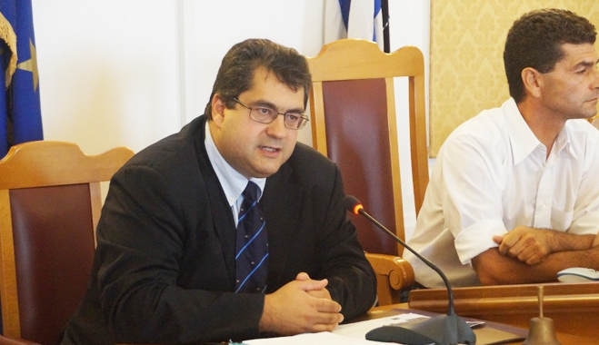 Ο Χ. Κόκκινος  στην ημερίδα με θέμα "Υδριβικά Πάρκα: Πάρκα και βιώσιμη ανάπτυξη"