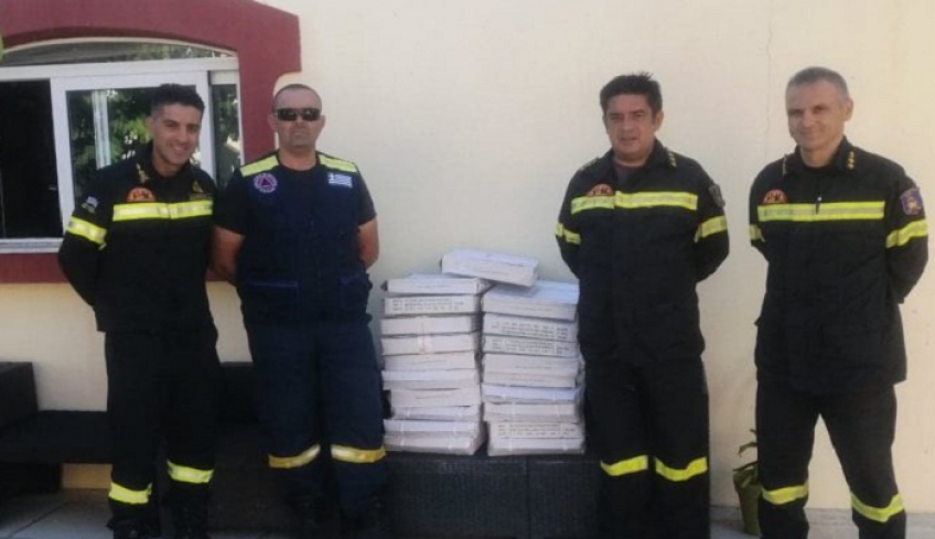Δωρεά Πυροσβεστικού υλικού από την Πολιτική Προστασία στην ΠΥ Κω – ΕΥΧΑΡΙΣΤΗΡΙΟ
