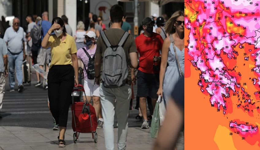 Ακραίος καύσωνας διαρκείας: Ως 44 βαθμούς το Σαββατοκύριακο, ανεβαίνει κι άλλο από Δευτέρα