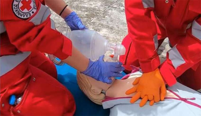 Στην Καρδάμαινα εκπαίδευση στις πρώτες βοήθειες από τον Ελληνικό Ερυθρό Σταυρό Κω