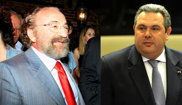 Ο θυελλώδης καυγάς Καμμένου- Καλογρίτσα:γιατί τα έσπασαν οι κουμπάροι