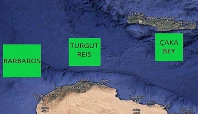 Νέα τουρκική Navtex για ασκήσεις νότια της Κρήτης με… ονοματεπώνυμο