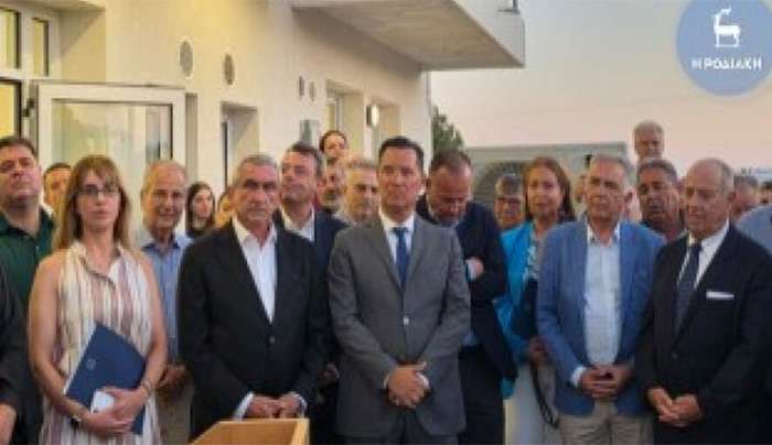 Ρόδος: Ο Άδωνις Γεωργιάδης εγκαινίασε το Πολυδύναμο Ιατρείο Γενναδίου
