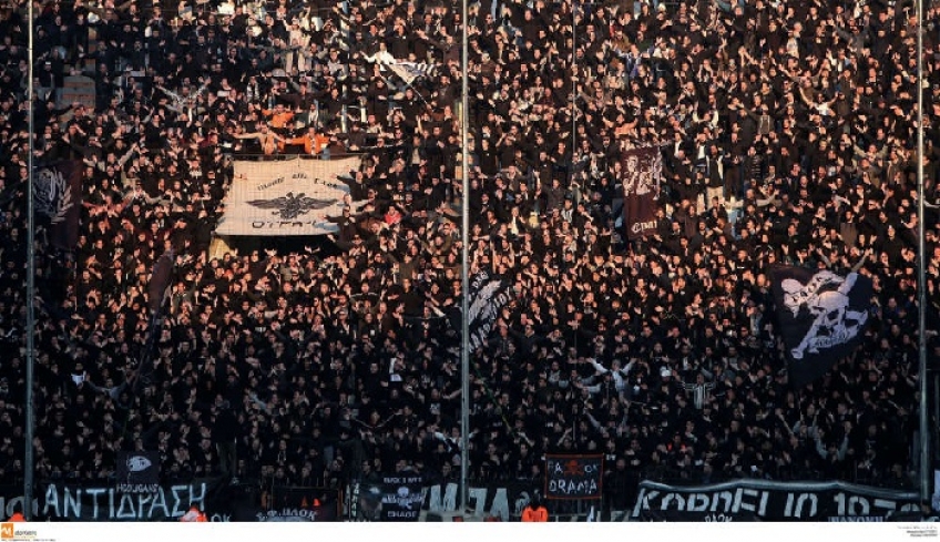Οργή στη Τούμπα για την συμφωνία των Πρεσπών: Το πανό, το Μακεδονία ξακουστή και τα συνθήματα [βίντεο]