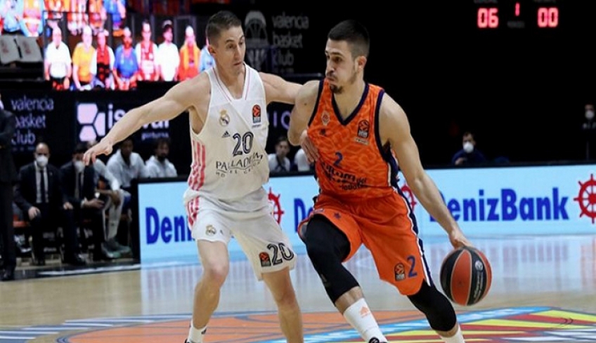 Euroleague: Μεγάλη νίκη της Βαλένθια επί της Ρεάλ Μαδρίτης, οδηγεί τη βαθμολογία η Μπαρτσελόνα