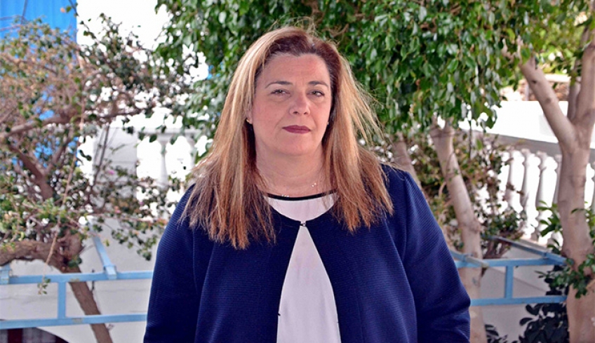 Υποψήφια με την παράταξη του Περιφερειάρχη Γιώργου Χατζημάρκου, η Κατερίνα Αρτέμη από την Ίο