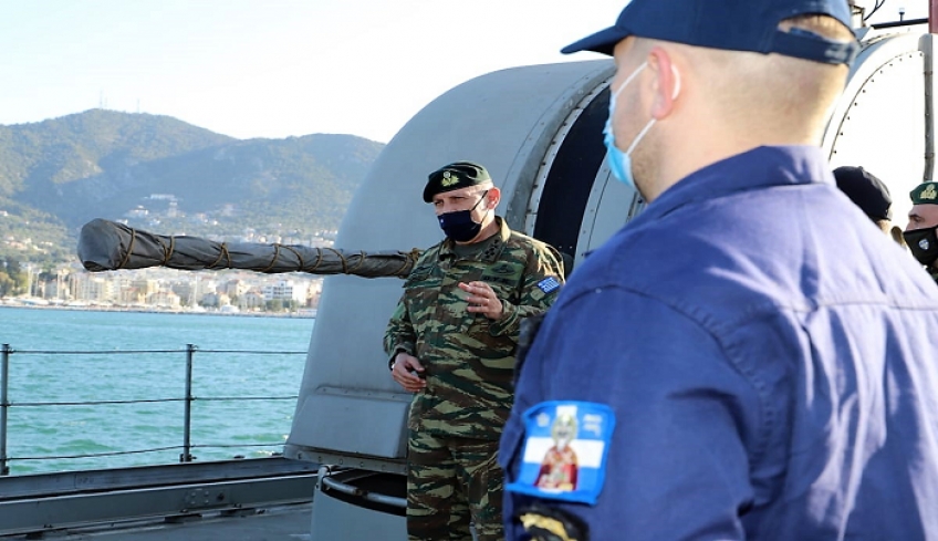 Το μήνυμα του αρχηγού ΓΕΕΘΑ από τη Λέσβο για τους «φύλακες του Αιγαίου»