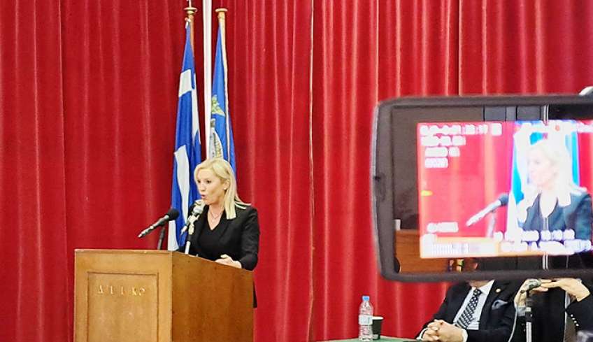 Στη Γ.Σ. του Διεθνούς Ιπποκράτειου Ιδρύματος Κω η Ελευθερία Φτακλάκη