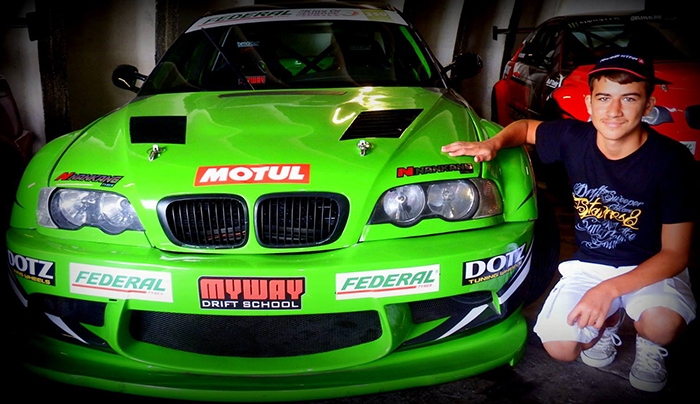 Ο Σταύρος Γρύλλης στο "King of Europe Drift" στην Ουγγαρία