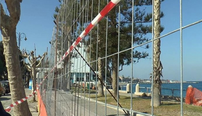 Ξεκινά η αποκατάσταση του τοιχίου στη Β. Γεωργίου - Εργασίες αντιστήριξης στο ΧΥΤΑ