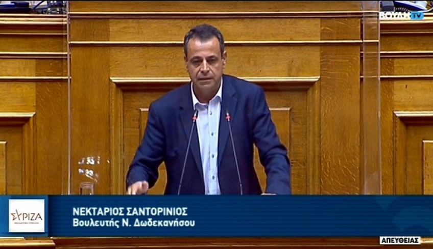 Ν. Σαντορινιός: «Στον πάγο οι εμβολιασμοί στη Ρόδο, την ώρα που η Κυβέρνηση ανακοινώνει το άνοιγμα δραστηριοτήτων»
