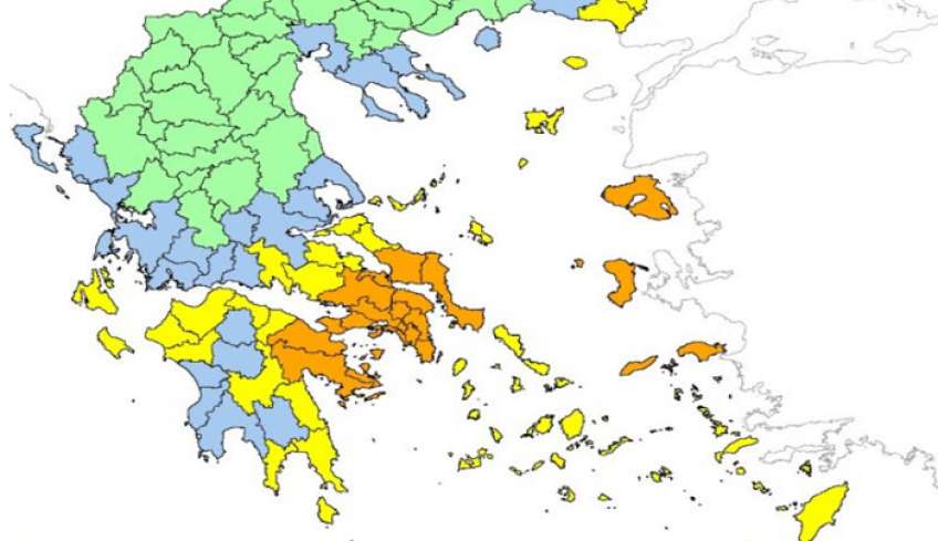 Πολιτική προστασία Κω: «Έκτακτο Δελτίο Υψηλού Κινδύνου Πυρκαγιάς για 14 Ιουλίου»