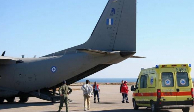Αερομεταφορά 33χρονου από την Κω στο Ηράκλειο